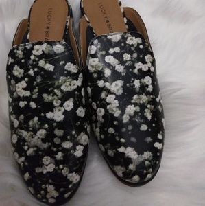 Lucky Brand floral slip-ons brand new size 8